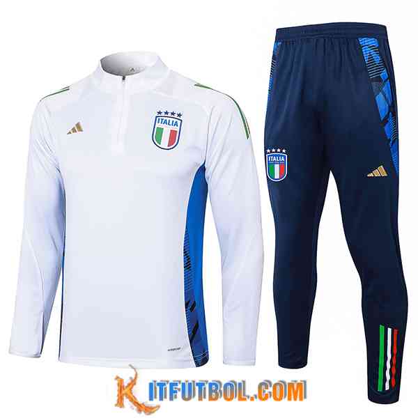 Chandal Equipos De Futbol Italia Blanco/Azul 2024/2025 -03