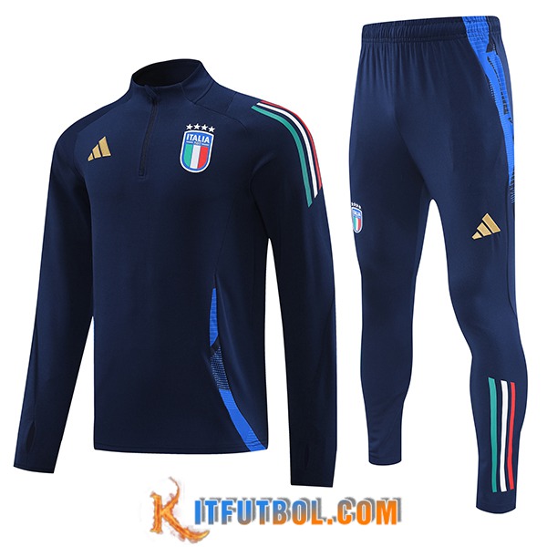 Chandal Equipos De Futbol Italia azul real 2024/2025 -02