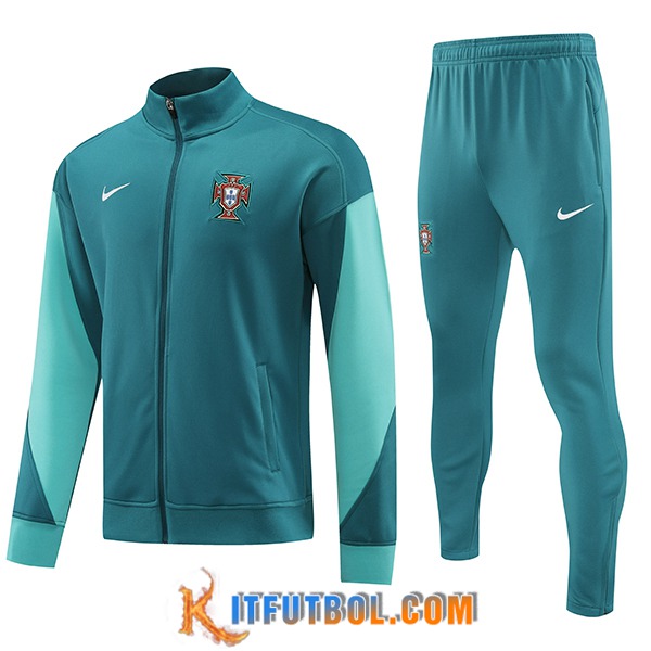 Chandal Equipos De Futbol Chaquetas Portugal Verde 2024/2025