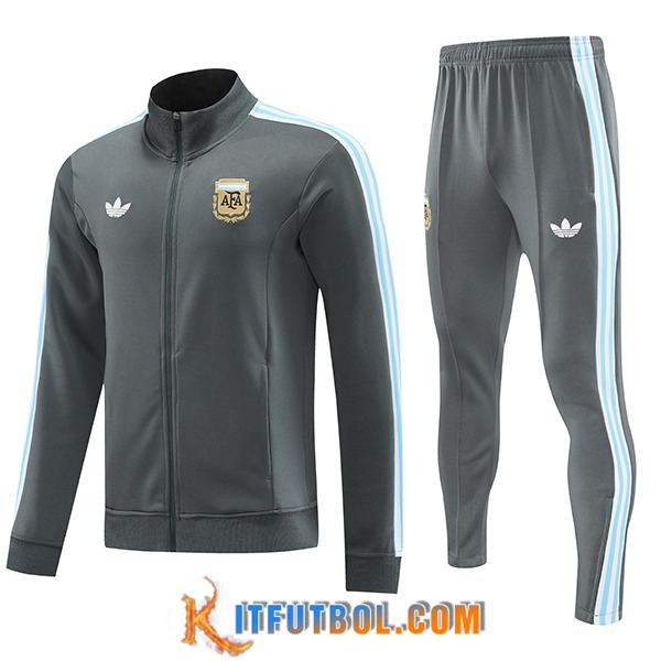 Chandal Equipos De Futbol Chaquetas Argentina Gris 2024/2025