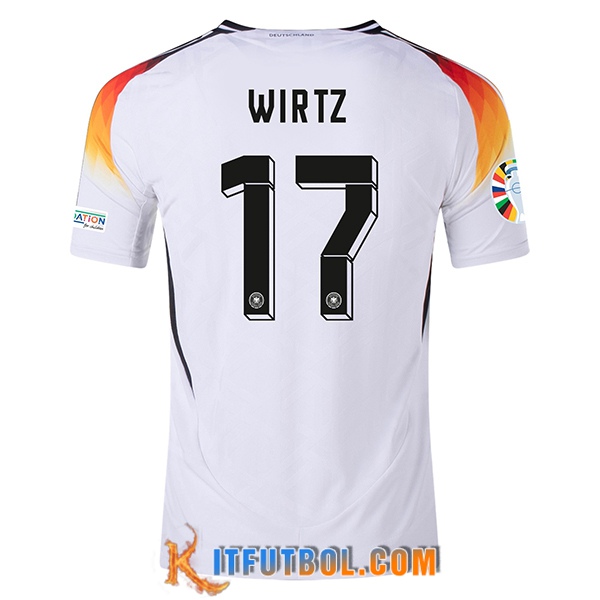 Camisetas De Futbol Alemania (WIRTZ #17) UEFA Euro 2024 Primera