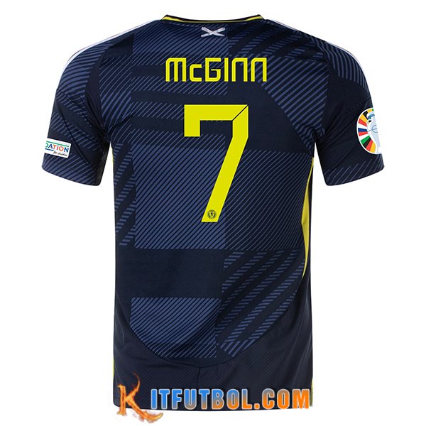 Camisetas De Futbol Escocia (McGINN #7) UEFA Euro 2024 Primera