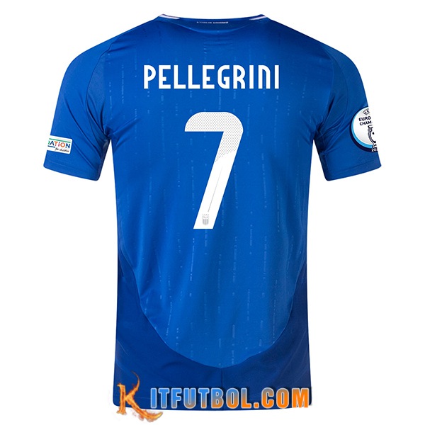 Camisetas De Futbol Italia (PELLEGRINI #7) UEFA Euro 2024 Primera