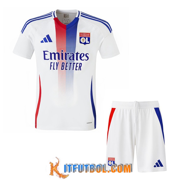 Nueva Camisetas De Futbol lyon Ninos Primera 2024/2025