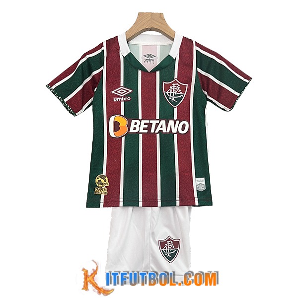 Camisetas De Futbol Fluminense Ninos Primera 2024/2025