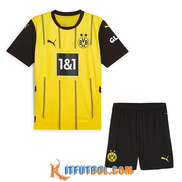 Nueva Camisetas De Futbol Dortmund Ninos Primera 2024/2025