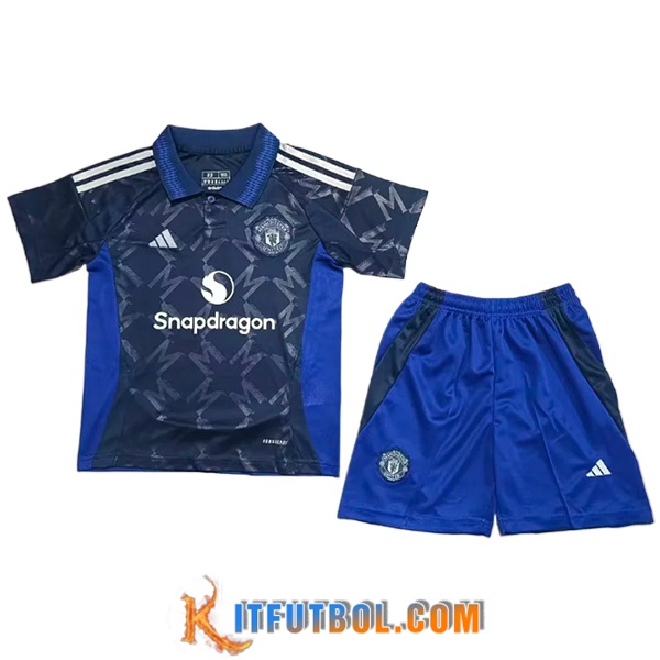 Camisetas De Futbol Manchester United Ninos Segunda 2024/2025