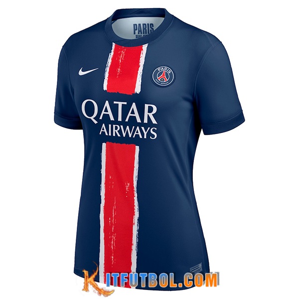 Nueva Camisetas De Futbol PSG Mujer Primera 2024/2025