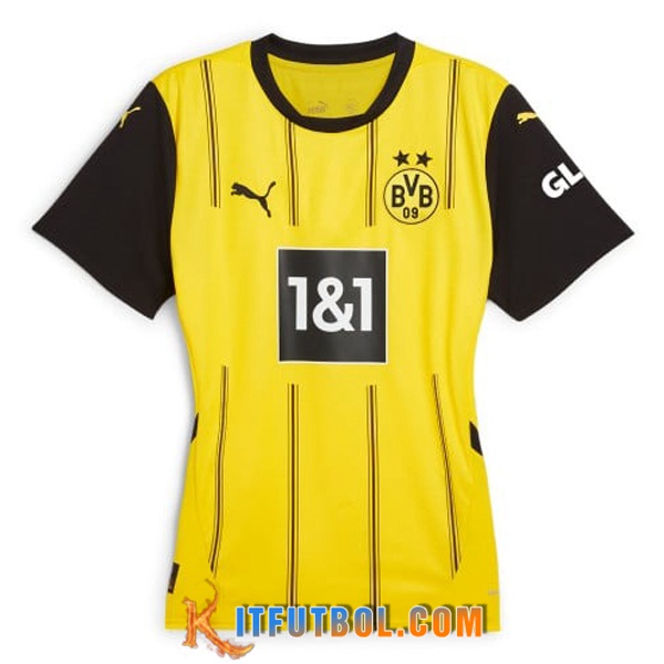 Nueva Camisetas De Futbol Dortmund Mujer Primera 2024/2025