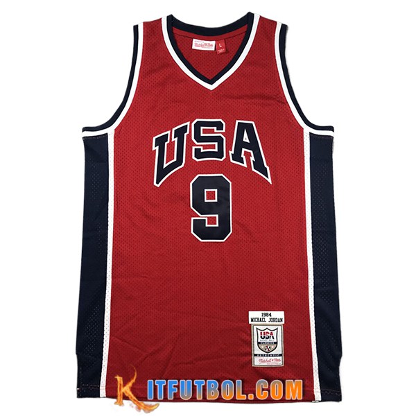 Camisetas NBA USA (#9) 2024/25 Rojo/Negro/Blanco