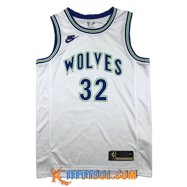 Camisetas NBA Minnesota Timberwolves (TOWNS #32) 2024/25 Blanco/Azul/Verde