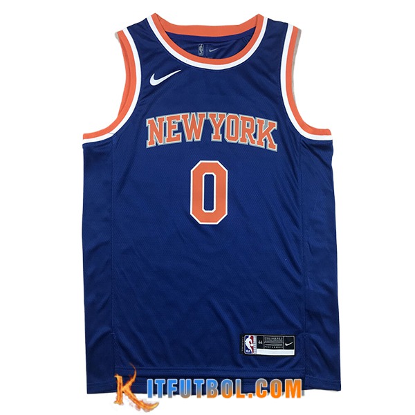 Camisetas NBA New York Knicks (DIVINCENZO #0) 2024/25 Azul/Naranja