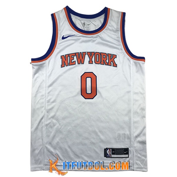 Camisetas NBA New York Knicks (DIVINCENZO #0) 2024/25 Blanco/Naranja