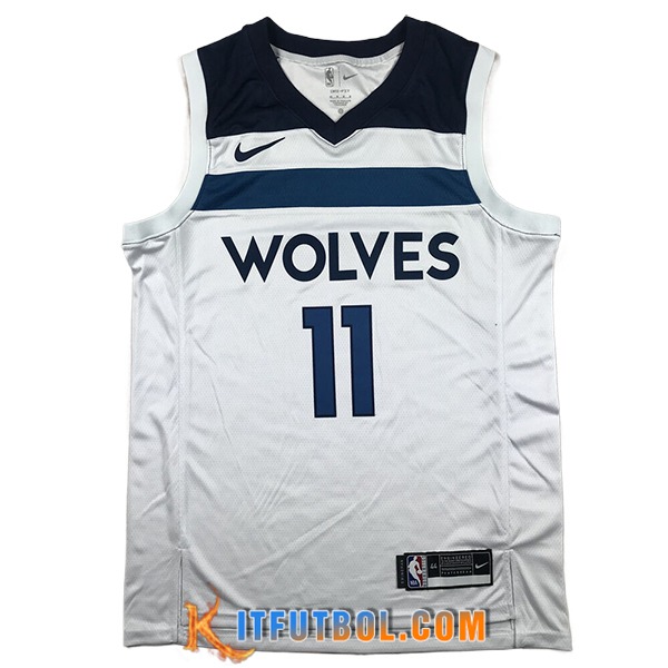 Camisetas NBA Minnesota Timberwolves (REID #11) 2024/25 Blanco/Azul -03