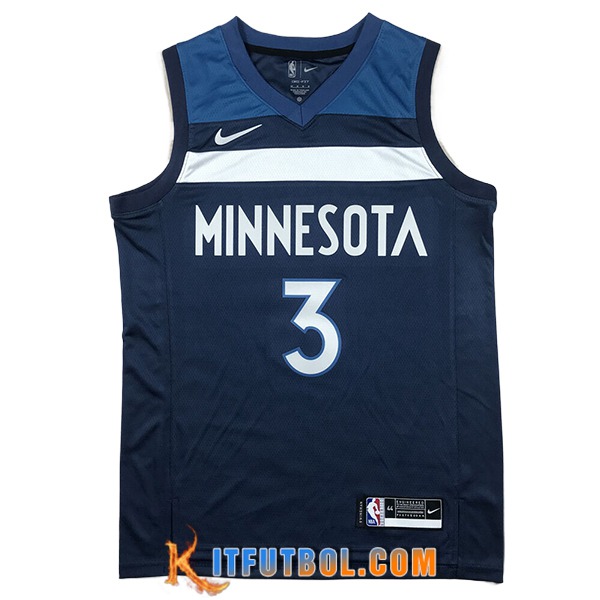 Camisetas NBA Minnesota Timberwolves (McDANIELS #3) 2024/25 Azul/Blanco