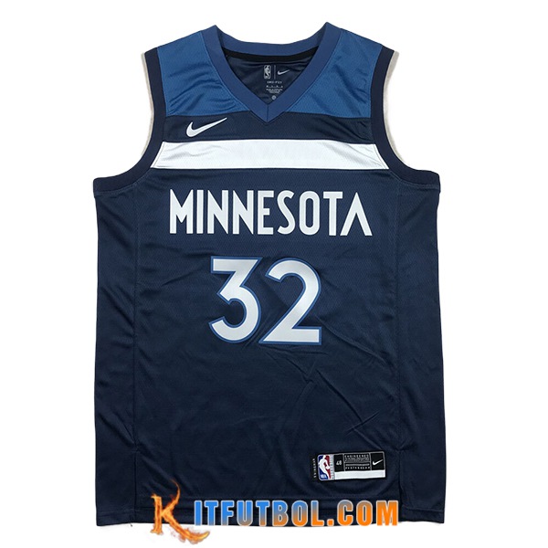 Camisetas NBA Minnesota Timberwolves (TOWNS #32) 2024/25 Azul/Blanco