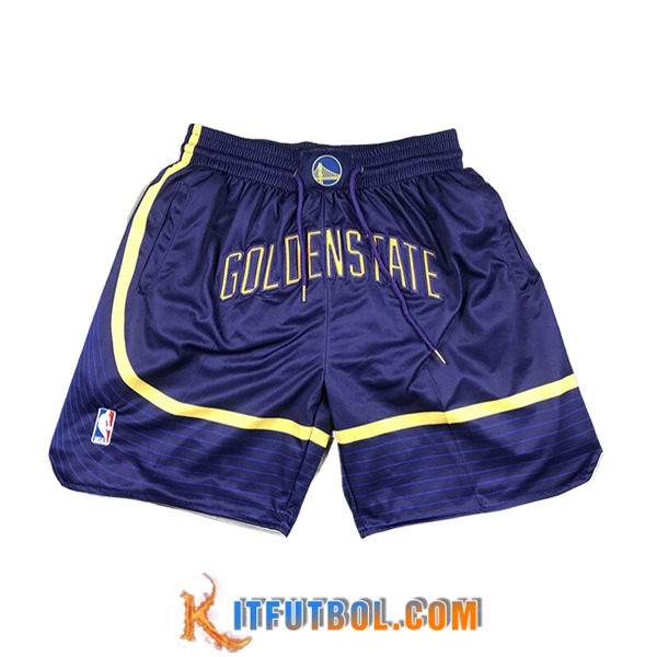 Cortos NBA Golden State Warriors 2024/25 Violeta/Amarillo -02