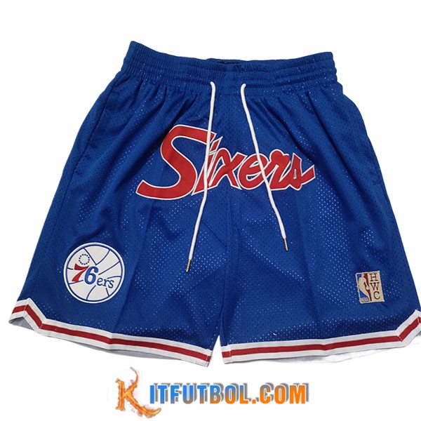 Cortos NBA Philadelphia 76ers 2024/25 Azul/Rojo -04