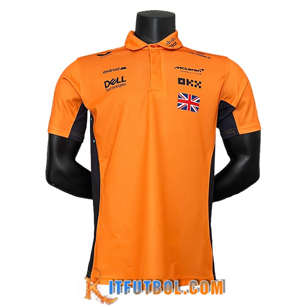 Polo F1 McLaren Team (NORRIS #4) Naranja/Negro 2024