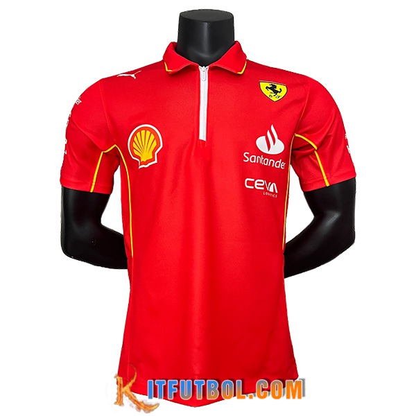 Polo F1 Scuderia Ferrari Team Rojo/Amarillo 2024