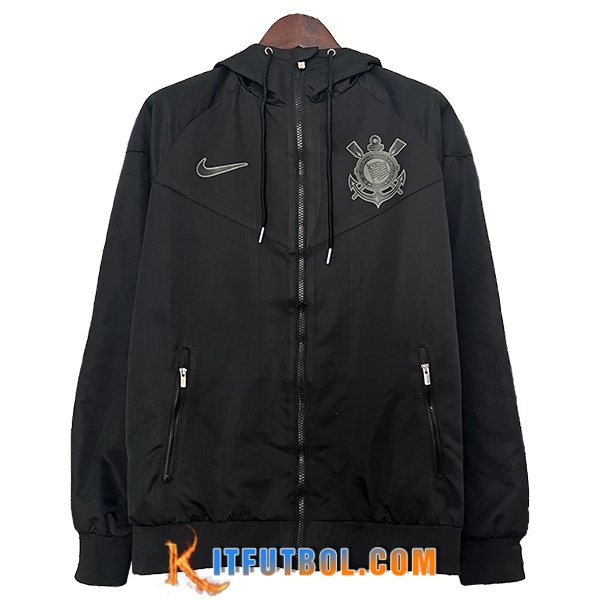 Rompevientos Corinthians Negro 2024/2025