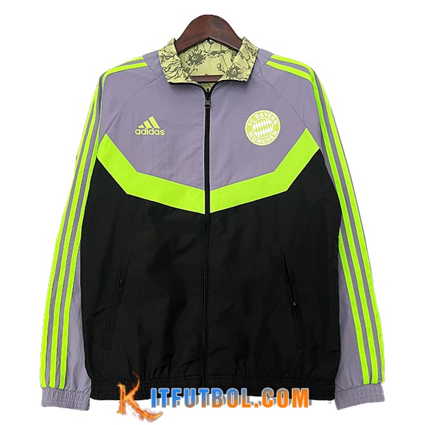 Rompevientos Bayern Munich Negro/Gris/Verde 2024/2025