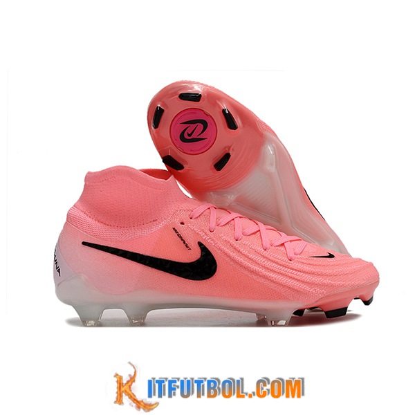Nike Botas De Fútbol Phantom Luna Elite NU FG Rosa/Negro -03