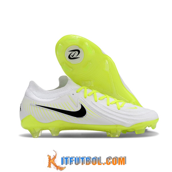 Nike Botas De Fútbol Phantom Luna Elite NU FG Blanco/Negro/Verde -02