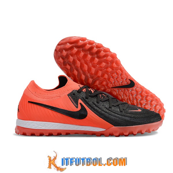 Nike Botas De Fútbol Phantom GX II Elite TF Naranja/Negro