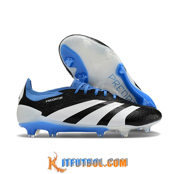 Adidas Botas De Fútbol Predator Elite FG Blanco/Negro/Azul