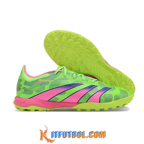 Adidas Botas De Fútbol PREDATOR 24 ELITE TF BOOTS Verde/Rosa