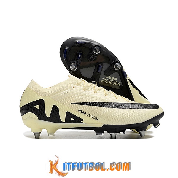Nike Botas De Fútbol Air Zoom Mercurial Vapor XV Elite SG Beige/Negro