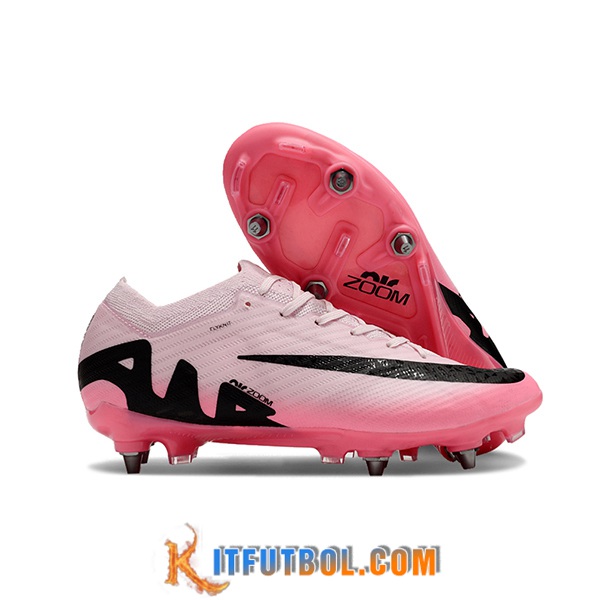 Nike Botas De Fútbol Air Zoom Mercurial Vapor XV Elite SG Rosa/Negro