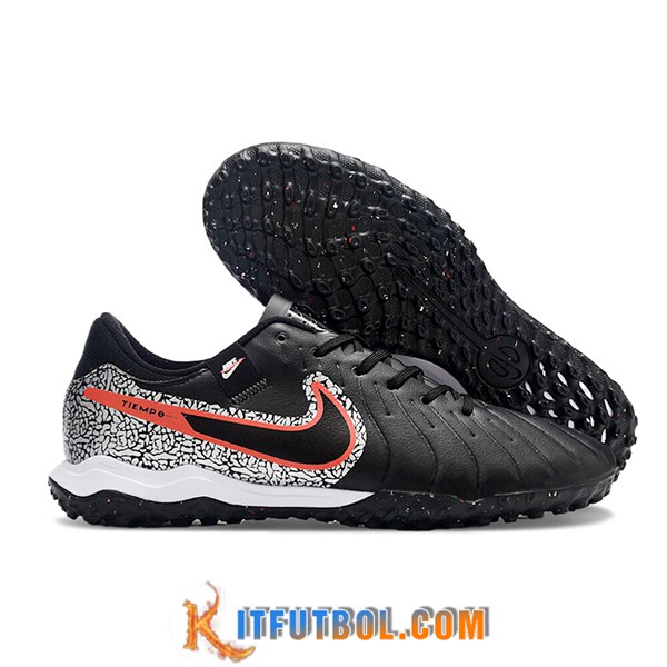 Nike Botas De Fútbol Tiempo Legend X Academy TF Negro -02