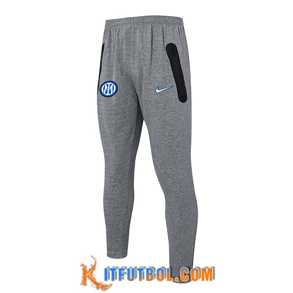 Pantalon Entrenamiento Inter Milan Gris 2024/2025