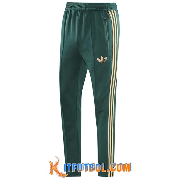 Pantalon Entrenamiento Adidas Verde/Amarillo 2024/2025