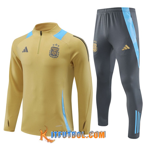 Chandal Equipos De Futbol Argentina Amarillo/Azul 2024/2025