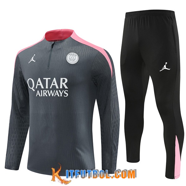 Chandal Equipos De Futbol PSG Gris Oscuro 2024/2025
