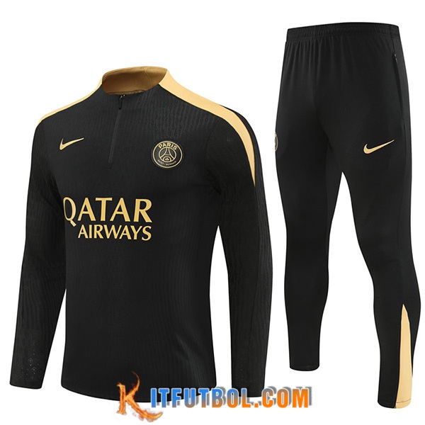 Chandal Equipos De Futbol PSG Negro/Amarillo 2024/2025
