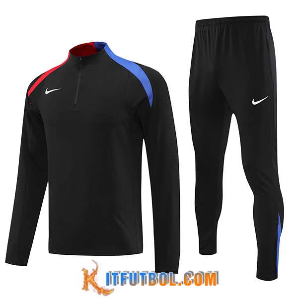Chandal Equipos De Futbol Nike Negro/Rojo/Azul 2024/2025