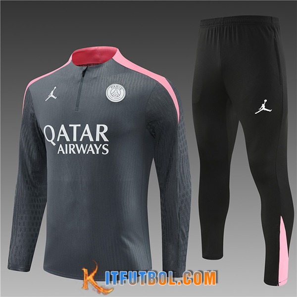 Chandal Equipos De Futbol PSG Gris Ninos Foncé 2024/2025
