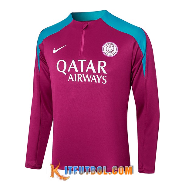 Sudadera De Entrenamiento PSG Violeta/Azul 2024/2025
