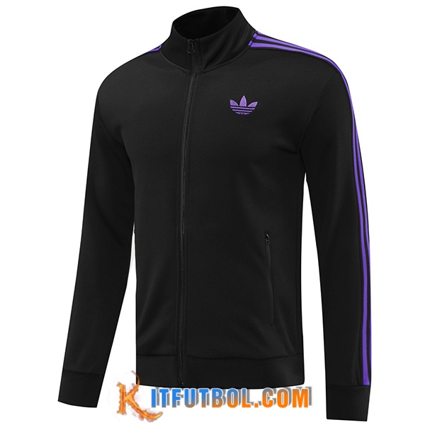 Chaquetas Futbol Adidas Negro/Violeta 2024/2025