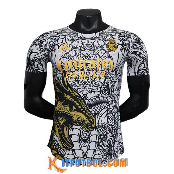 Camisetas De Futbol Real Madrid Special Edition Blanco/Negro 2024/2025