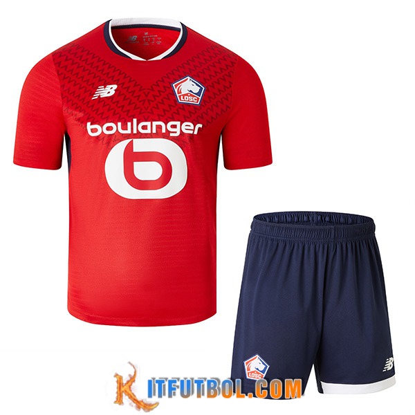 Nueva Camisetas De Futbol Lille LOSC Ninos Primera 2024/2025