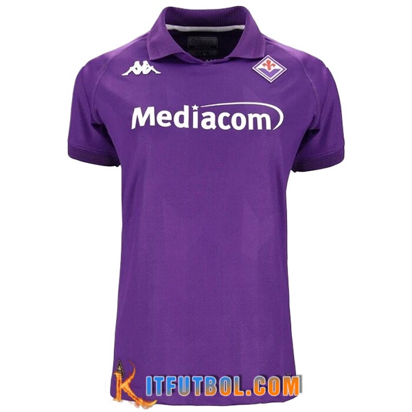 Nueva Camisetas De Futbol ACF Fiorentina Mujer Primera 2024/2025