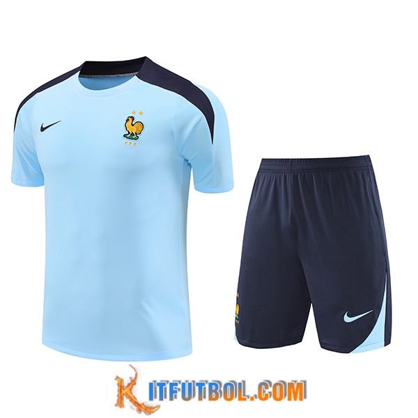 Camiseta Entrenamiento Francia Azul 2024/2025