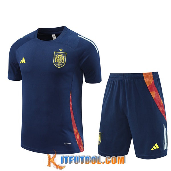 Camiseta Entrenamiento España azul real 2024/2025