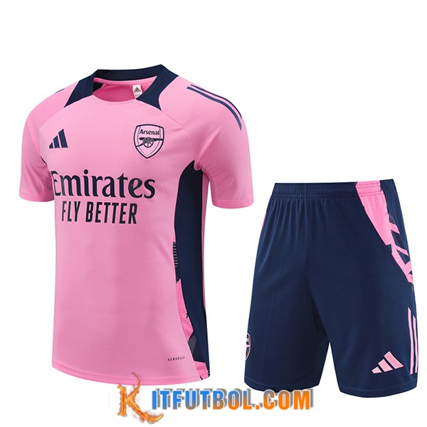 Camiseta Entrenamiento Arsenal Rosa/Azul 2024/2025