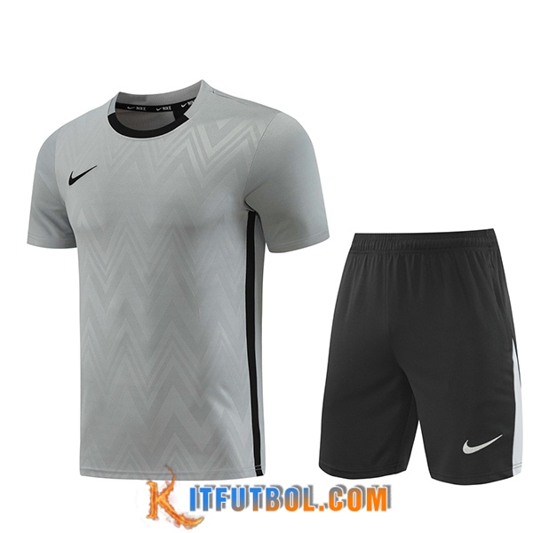 Camiseta Entrenamiento Nike Gris/Negro 2024/2025